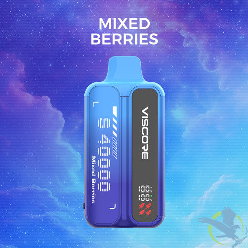 Uwell Viscore S40000 Puffs 30ML Disposable Device With Quadruple Mesh Coil & Color LCD Screen - Display of 5