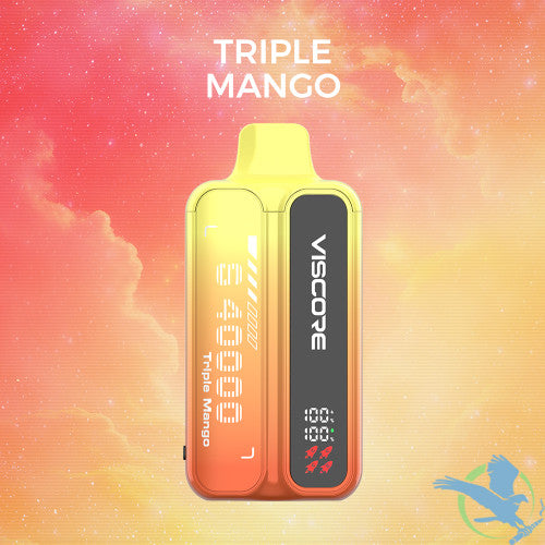 Uwell Viscore S40000 Puffs 30ML Disposable Device With Quadruple Mesh Coil & Color LCD Screen - Display of 5