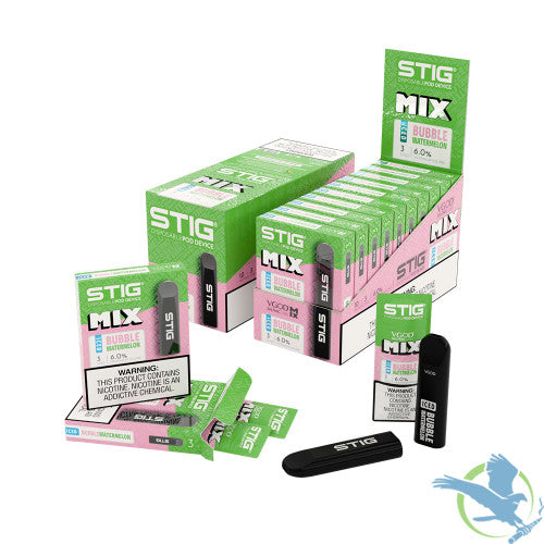 VGOD STIG 1.2ML Salt Nicotine Disposable Pod Device - Pack of 3 - Display of 10 Packs