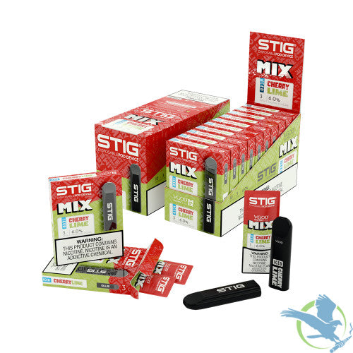 VGOD STIG 1.2ML Salt Nicotine Disposable Pod Device - Pack of 3 - Display of 10 Packs