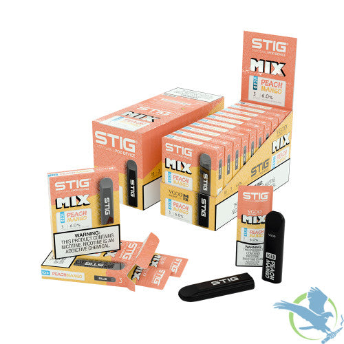 VGOD STIG 1.2ML Salt Nicotine Disposable Pod Device - Pack of 3 - Display of 10 Packs
