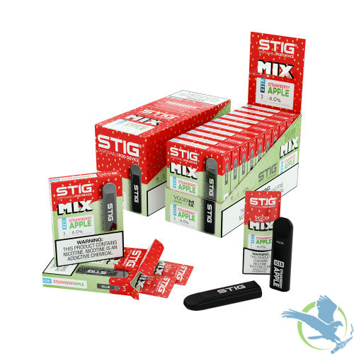 VGOD STIG 1.2ML Salt Nicotine Disposable Pod Device - Pack of 3 - Display of 10 Packs