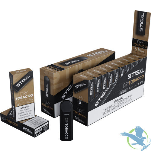 VGOD Stig XL 2.5ML 700 Puffs 500mAh Prefilled Nicotine Salt Disposable Pod Device - Display of 10