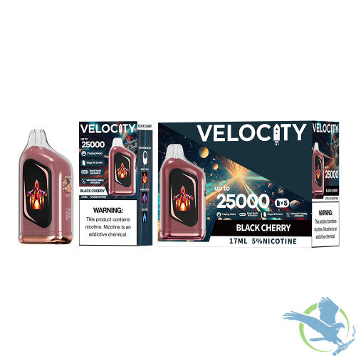 Velocity 17ML 25K Puffs Disposable Device With Interactive Vaping Animation & Mega HD Screen - Display of 5