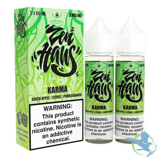 Zen Haus Synthetic Nicotine E-Liquid 120ML (2 x 60ML)
