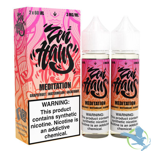 Zen Haus Synthetic Nicotine E-Liquid 120ML (2 x 60ML)