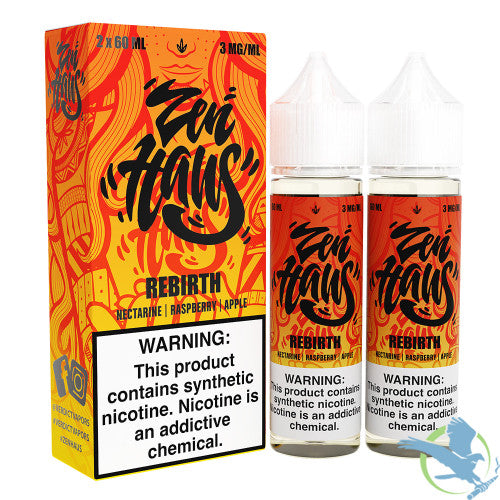 Zen Haus Synthetic Nicotine E-Liquid 120ML (2 x 60ML)