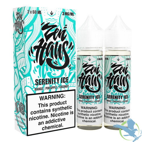 Zen Haus Synthetic Nicotine E-Liquid 120ML (2 x 60ML)