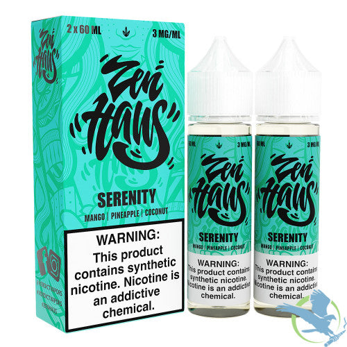 Zen Haus Synthetic Nicotine E-Liquid 120ML (2 x 60ML)