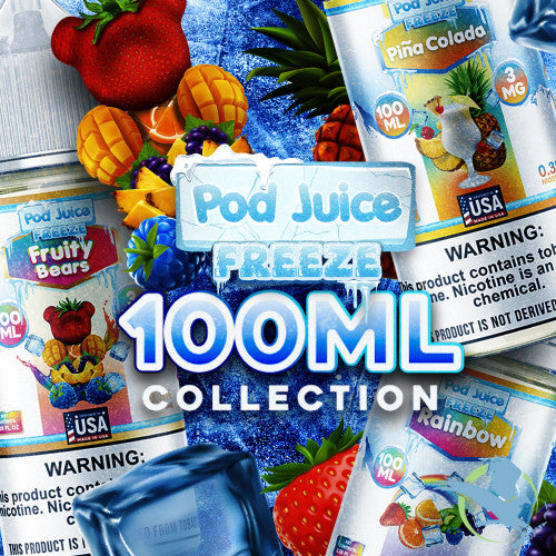 POD Juice Freeze Synthetic Nicotine E-Liquid 100ML